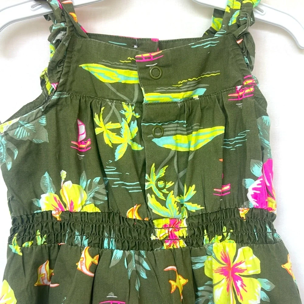 Carter’s | Baby Girl Tropical Floral Dress & Bloomers Set – Summer Outfit